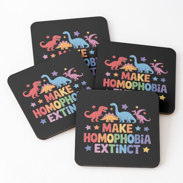 Item preview, Make Homophobia Extinct Dinosaur  designed and sold by MonsterBuddiess.