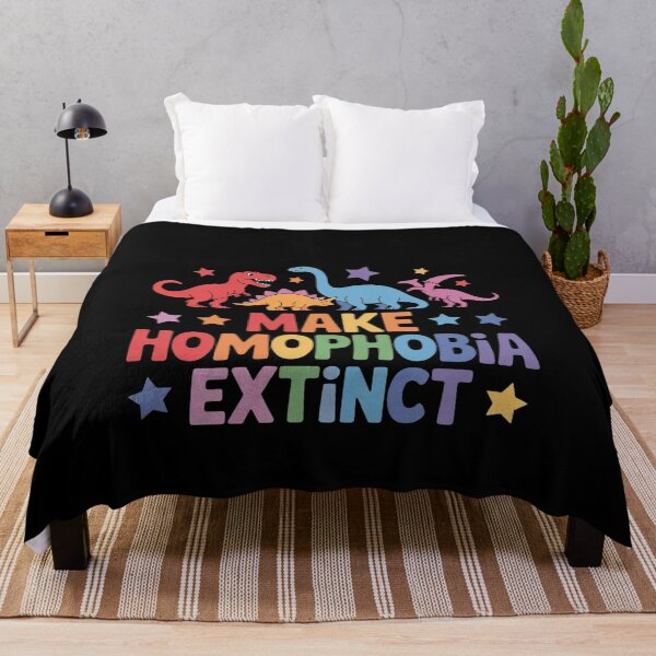 Item preview, Make Homophobia Extinct Dinosaur  designed and sold by MonsterBuddiess.