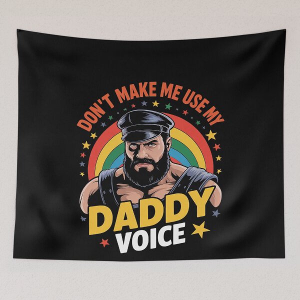 Item preview, Mens Don't Make Me Use My Daddy Voice Gay Bear Pride  designed and sold by MonsterBuddiess.