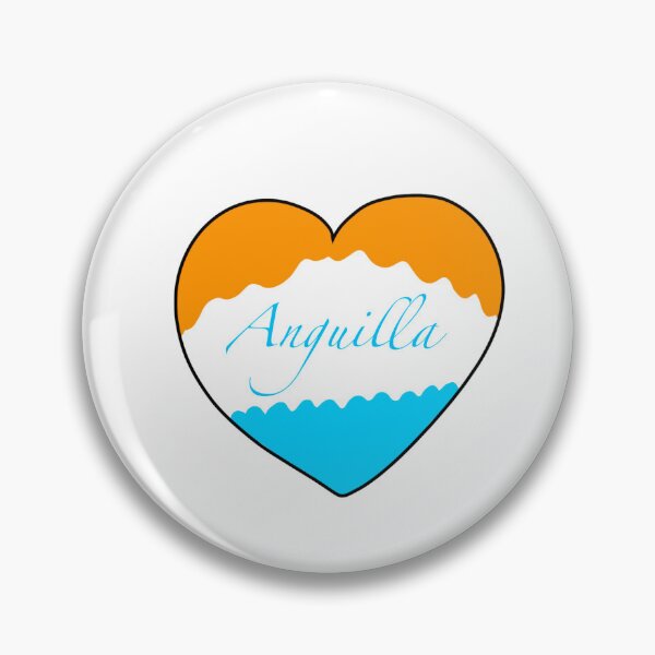 Item preview, Anguilla Island Heart designed and sold by BreezyCharm.