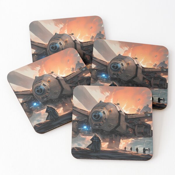 Item preview, Epic Space Battles Heroes Starships Collide Adventure designed and sold by ART ATTACK ZONE.