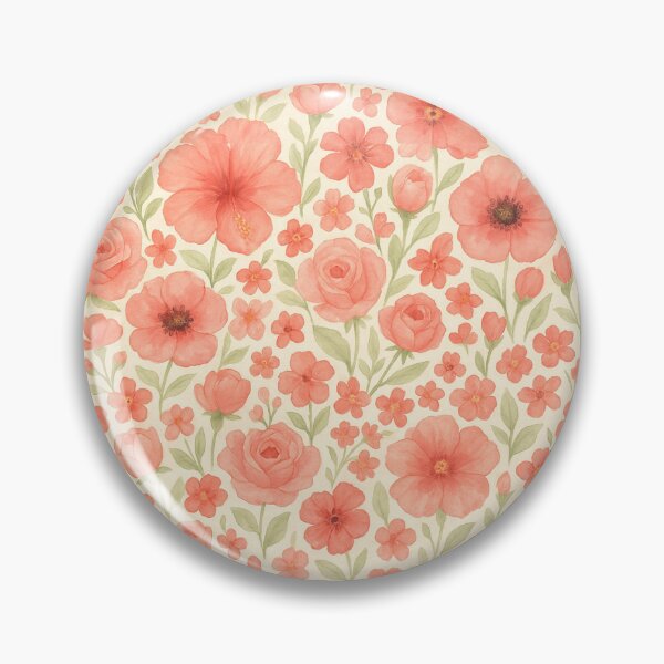 Item preview, Red Flowers - Seamless Aesthetic Pattern Design designed and sold by Candie_Loudenfrau_Art.