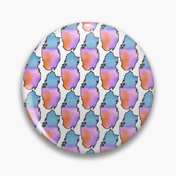 Item preview, Watercolor Pattern Qatar designed and sold by TheIconSmith.