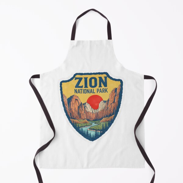 Item preview, Zion National Park Utah Vintage Travel Travel Art designed and sold by LittleArij.
