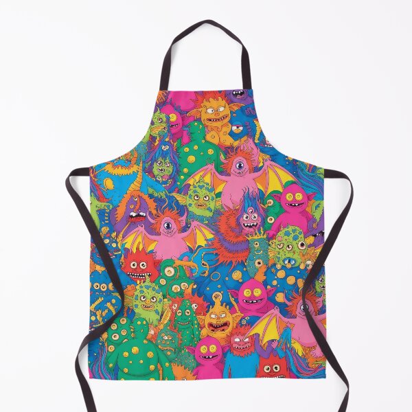 Item preview, a herd of multicolored crazy monsters designed and sold by StyleAndVibe.