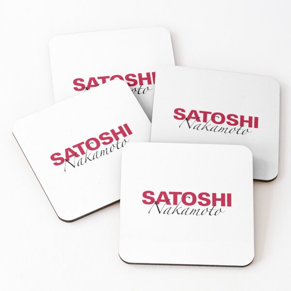 Item preview, Satoshi Nakamoto Bitcoin Script Black Red designed and sold by CyberRex.