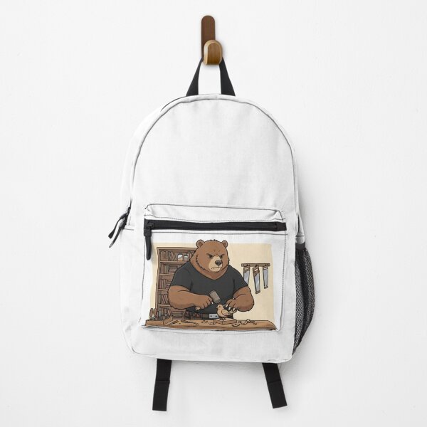 Item preview, The Carpenter Bear - Woodworking Animal Craftsman designed and sold by NateSells.