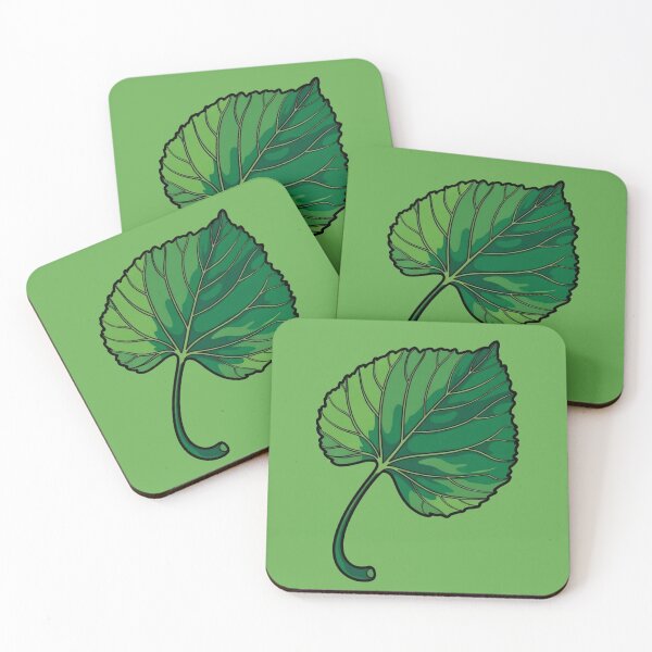 Item preview, a cartoon graphic of a green leaf on a solid background designed and sold by StyleAndVibe.