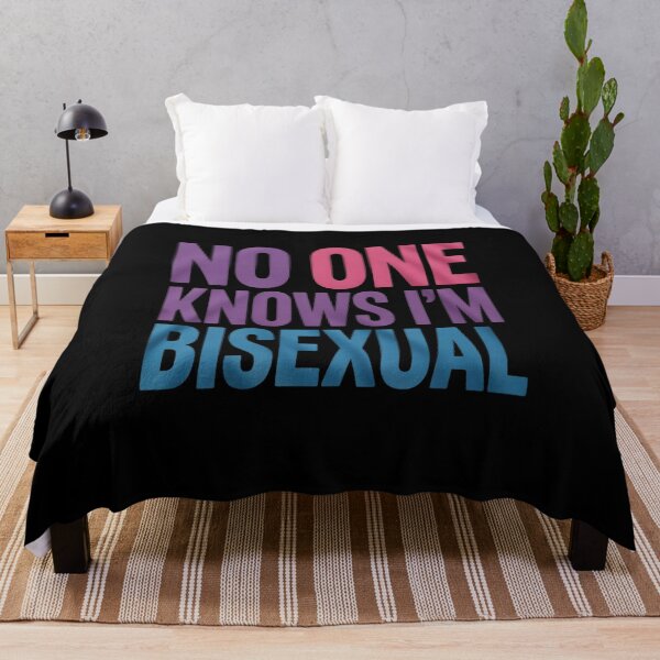 Item preview, No One Knows I'm Bisexual Bi, LGBT pride LGBTQ Bi designed and sold by MonsterBuddiess.