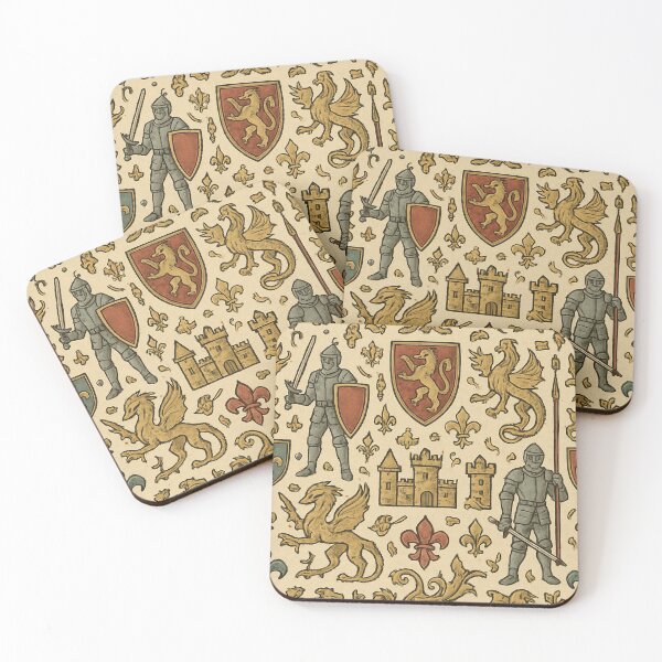 Item preview, MEDIEVAL ELEMENTS PATTERN designed and sold by deckur.