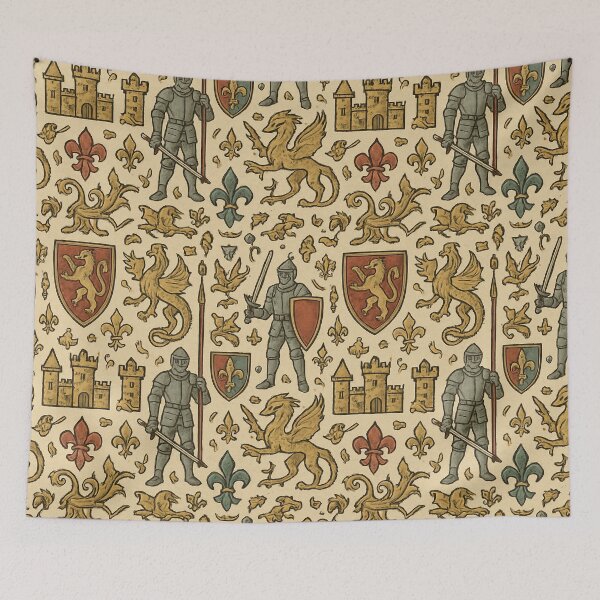 Item preview, MEDIEVAL ELEMENTS PATTERN designed and sold by deckur.
