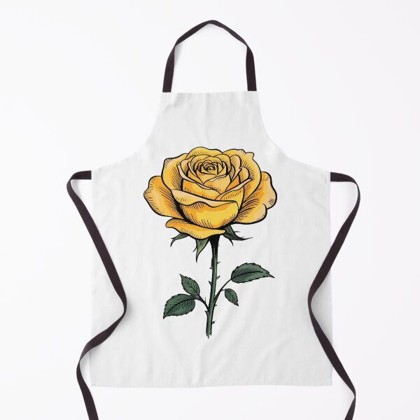 Item preview, yellow rose flower designed and sold by StyleAndVibe.