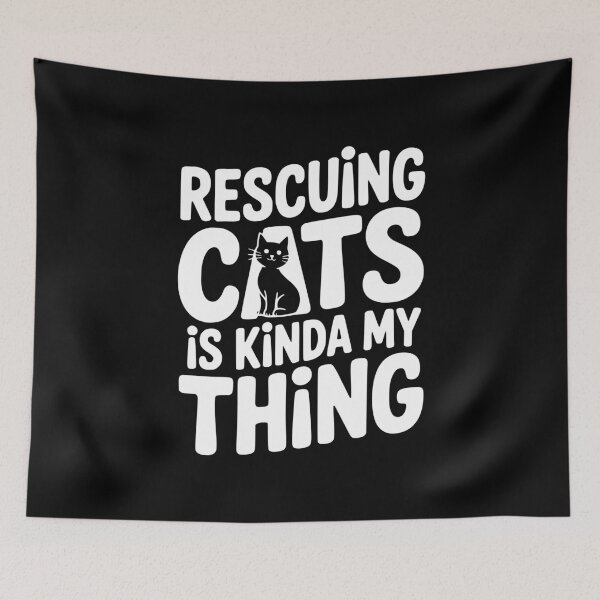 Item preview, Rescuing Cats is Kinda my Thing designed and sold by Frank Ring.