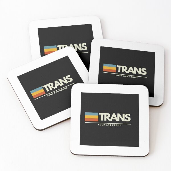 Item preview, Trans, loud and proud designed and sold by LOST GAY LONDON.