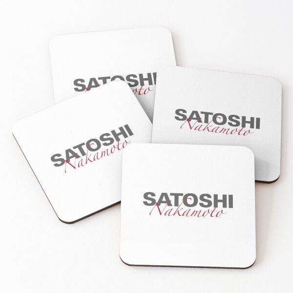 Item preview, Satoshi Nakamoto Bitcoin Script Grey Red designed and sold by CyberRex.