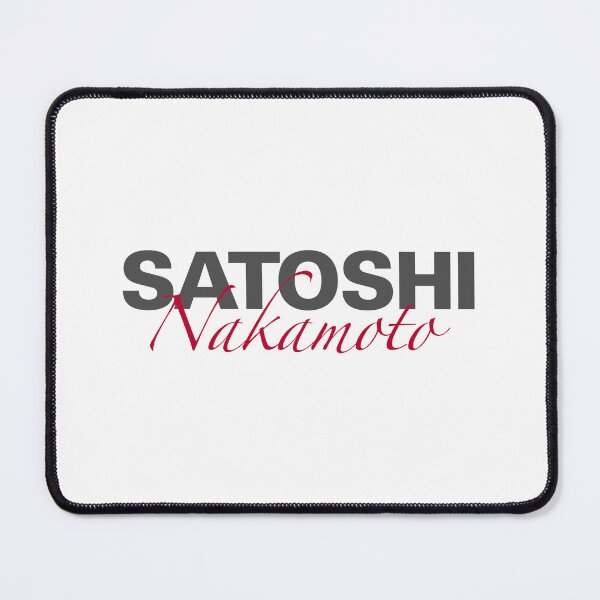 Item preview, Satoshi Nakamoto Bitcoin Script Grey Red designed and sold by CyberRex.