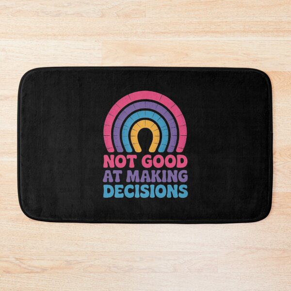 Item preview, Not Good At Making Decisions Bisexual Rainbow Bi LGBTQ  designed and sold by MonsterBuddiess.