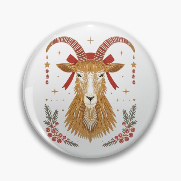 Item preview, Scandinavian Yule Goat Series – Traditional Christmas Spirit Designs designed and sold by Nordic Echo.