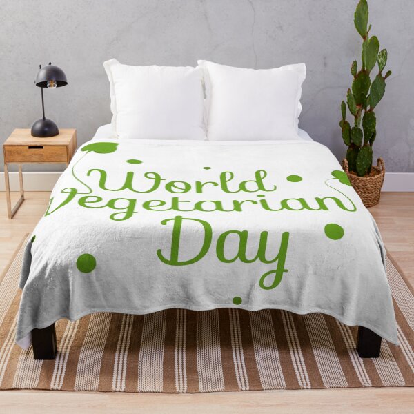 Item preview, World Vegetarian Day green lettering designed and sold by rymarenko.
