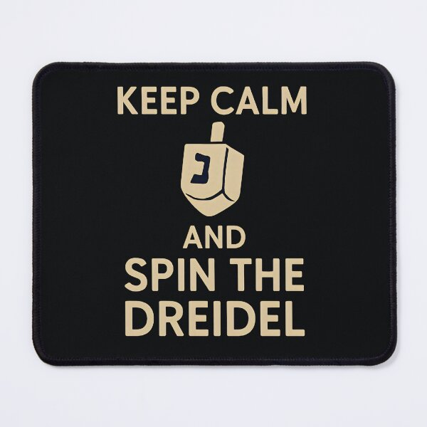 Item preview, Keep Calm and Spin the Dreidel – Funny Hanukkah designed and sold by SidTastic .