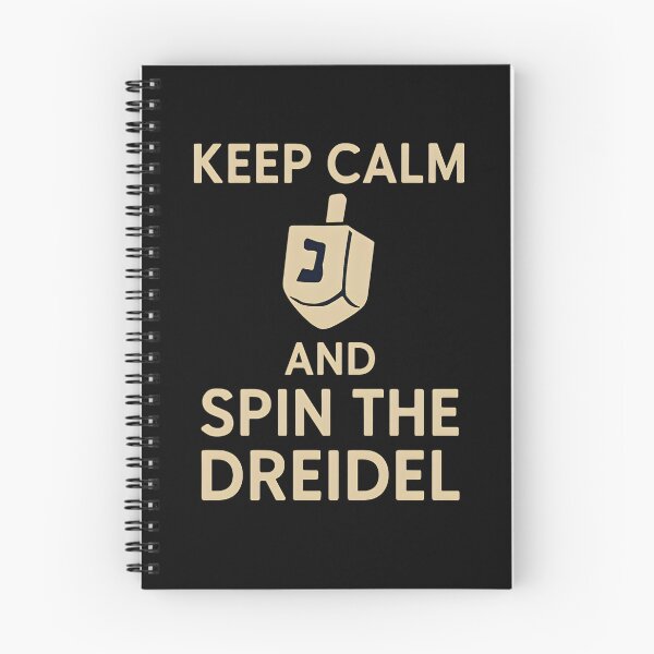 Item preview, Keep Calm and Spin the Dreidel – Funny Hanukkah designed and sold by SidTastic .