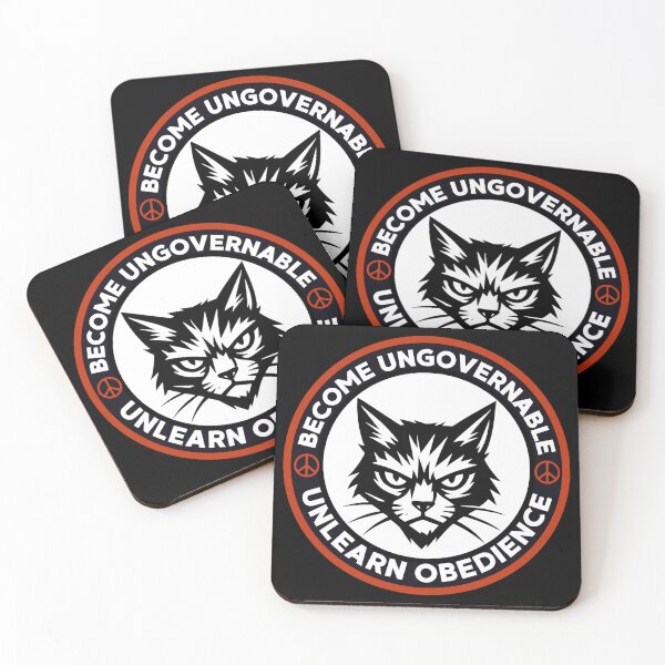 Item preview, Become Ungovernable Cat | Unlearn Obedience designed and sold by PROPera-design.