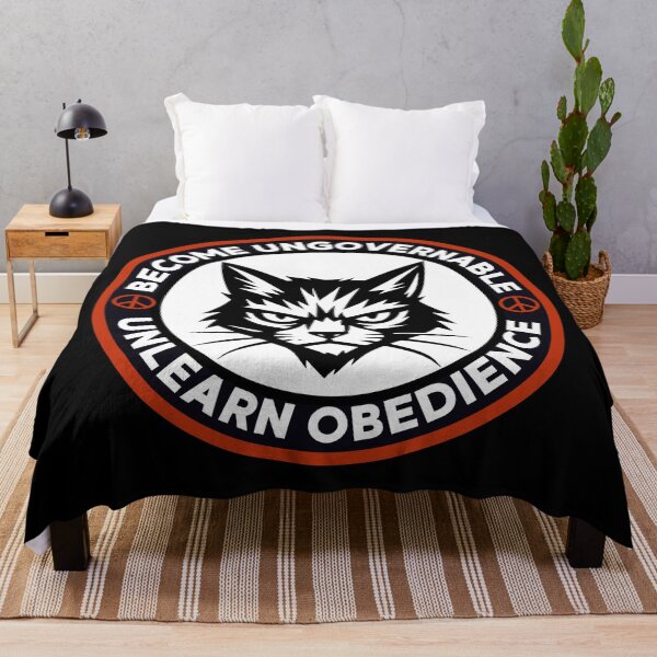 Item preview, Become Ungovernable Cat | Unlearn Obedience designed and sold by PROPera-design.