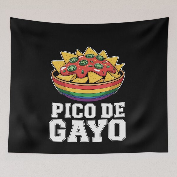 Item preview, Pico De Gayo LGBT Rainbow - Gay Pride Outfit  designed and sold by MonsterBuddiess.