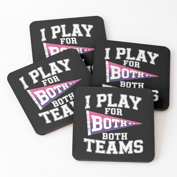 Item preview, Play For Both Teams Bi Pride Flag Bisexual Bisexuality LGBT  designed and sold by MonsterBuddiess.