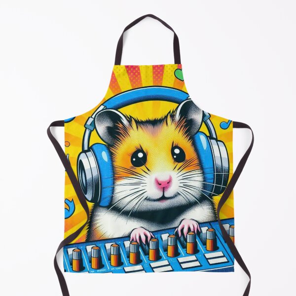 Artikelvorschau, süßer Hamster, der elektronische Musik liebt entworfen und verkauft von Dogandesighn.