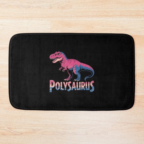 Item preview, Polysaurus Bi Bisexual Pride Flag Polyamory Dinosaur T Rex  designed and sold by MonsterBuddiess.