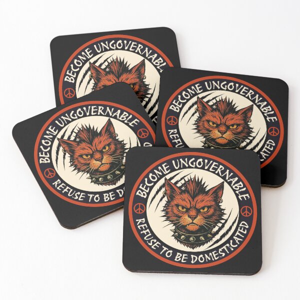 Item preview, Become Ungovernable Cat | Refuse to Be Domesticated designed and sold by PROPera-design.