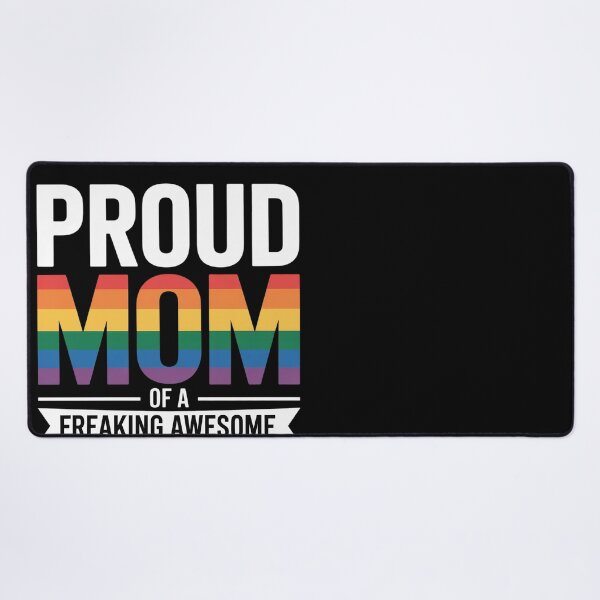 Item preview, Proud Mom of a freaking awesome gay daughter Lesbian LGBT designed and sold by MonsterBuddiess.