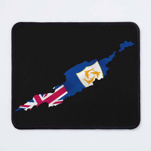 Item preview, Anguilla Flag Map designed and sold by BreezyCharm.