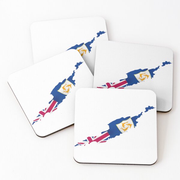 Item preview, Anguilla Flag Map designed and sold by BreezyCharm.