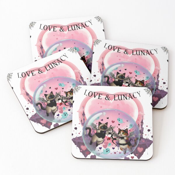Item preview, Love & Lunacy Cupid Cats Floating Bubble Dreamscape designed and sold by meesub.