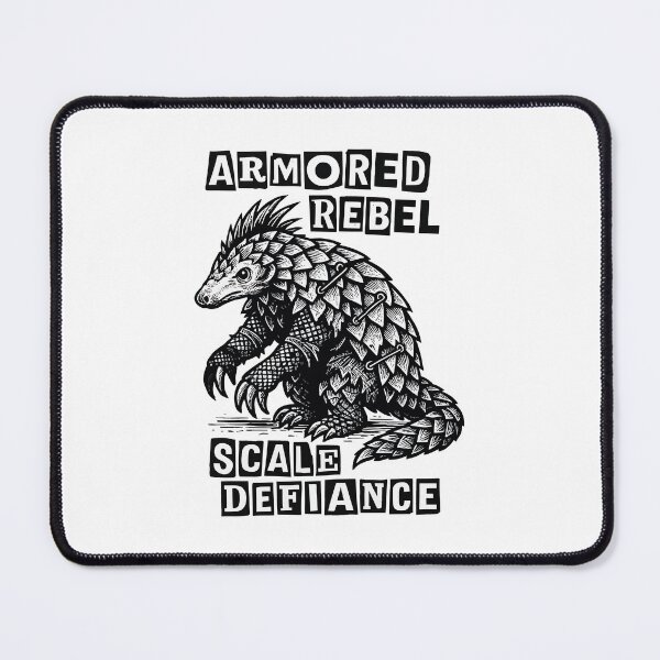 Item preview, Armored Rebel Pangolin – Scale Defiance Wildlife Art designed and sold by WildlifeInc.