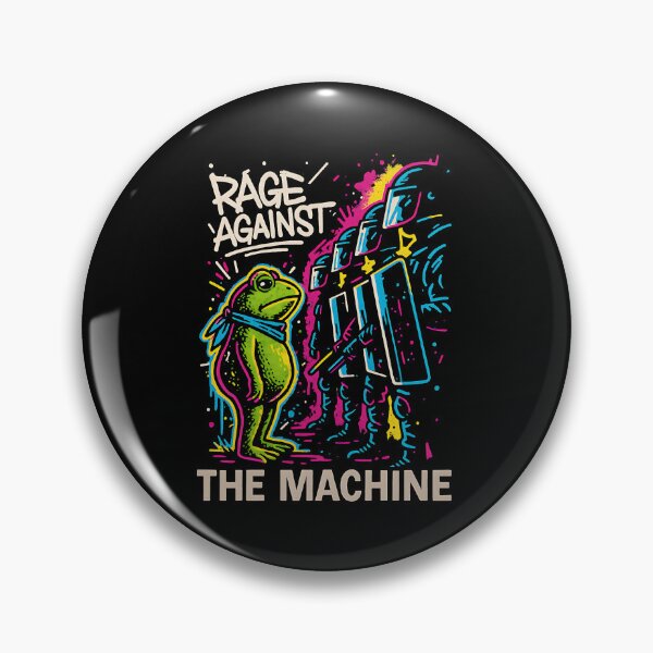 Item preview, Portland-Frog rage against the machine frog designed and sold by annaottertion.