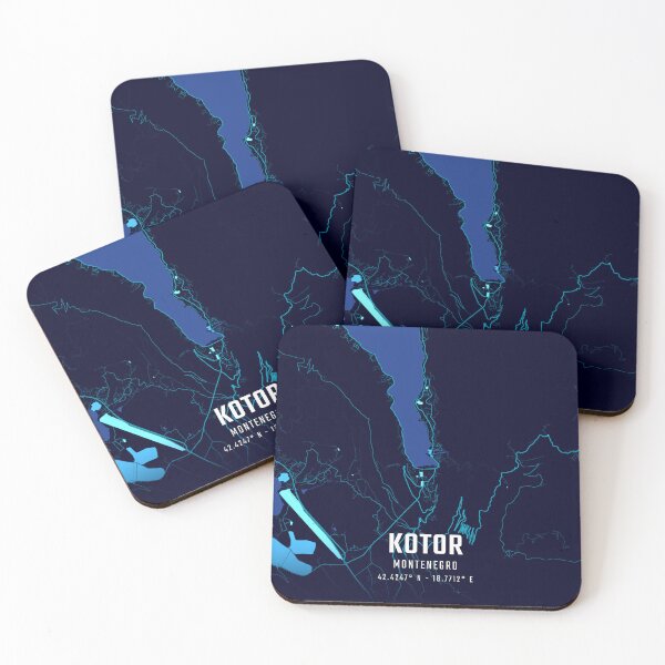 Item preview, Kotor Midnight City Map designed and sold by HomeLivingCo.