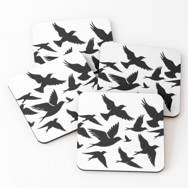 Item preview, Freedom in Flight – Black Bird Silhouette Design designed and sold by Printandpick.
