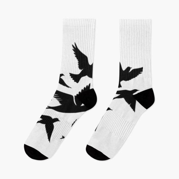 Item preview, Freedom in Flight – Black Bird Silhouette Design designed and sold by Printandpick.