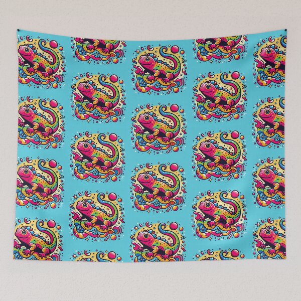 Item preview, Pop Art Cute Lizard designed and sold by Dogandesighn.