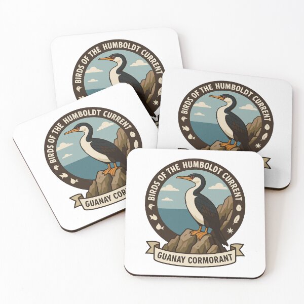Item preview, Guanay Cormorant – Birds of the Humboldt Current Coastal Wildlife Art designed and sold by WildlifeInc.