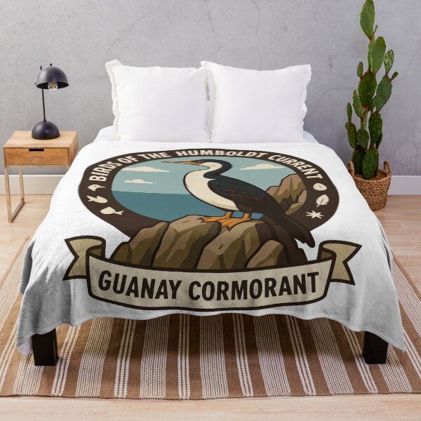 Item preview, Guanay Cormorant – Birds of the Humboldt Current Coastal Wildlife Art designed and sold by WildlifeInc.
