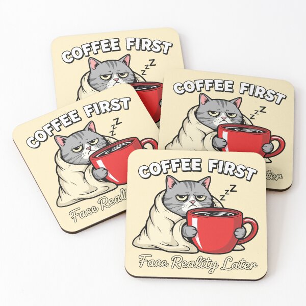 Item preview, Coffee Before Reality designed and sold by fadilow.