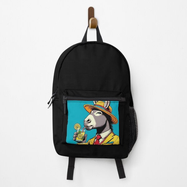 Item preview, Cute donkey drinking lemonade designed and sold by Dogandesighn.