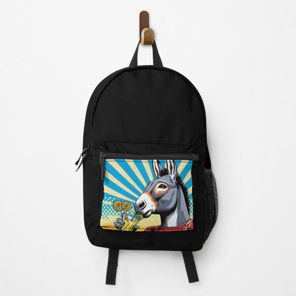Item preview, Cute donkey drinking lemonade designed and sold by Dogandesighn.