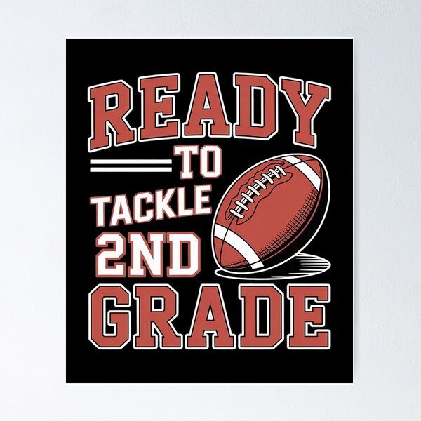 Item preview, Ready to Tackle 2nd Grade Back to School First Day of School  designed and sold by lilLilaBatArt.