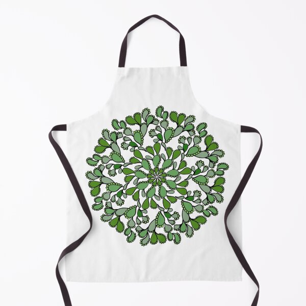 Item preview, Green cactus Coloring page mandala outline drawing for art therapy and meditation. Circular ornament designed and sold by nongsao4.