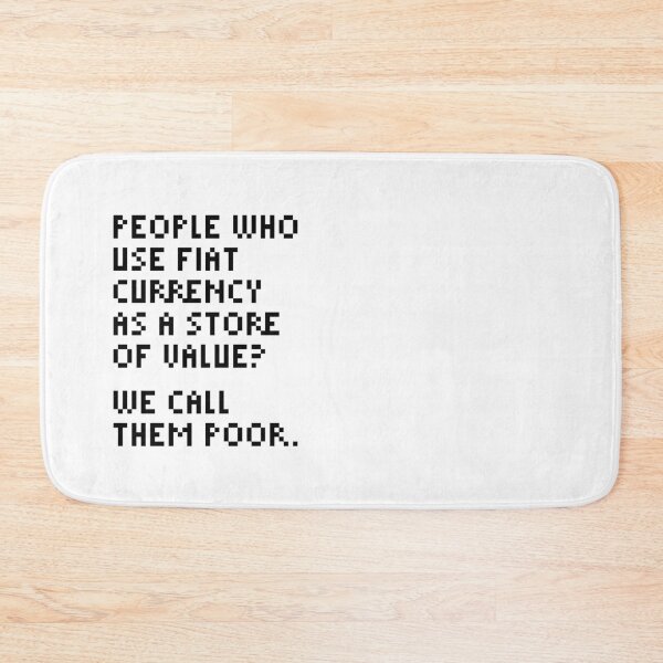 Item preview, We Call Them Poor - Bitcoin Michael Saylor Quote Black designed and sold by CyberRex.